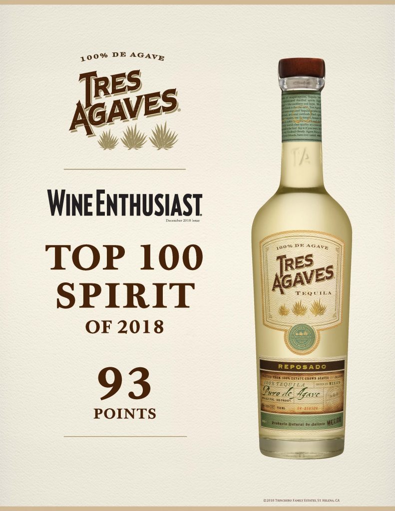 Tres Agave - Top 100 Spirit of 2018